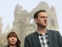 Lucia Nicholsonová a Daniel Krajcer Lucia Nicholsonová a Daniel Krajcer