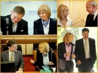 Ministerka Zvolenská svojím úsmevom odzbrojuje kolegov. Ministerka Zvolenská svojím úsmevom odzbrojuje kolegov.