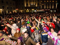 Vítanie nového roku v Bratislave
