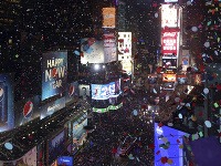 Na Times Square vítal rok 2013 asi milión ľudí