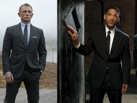 Daniel Craig v bondovke Skyfall a Will Smith vo filme Muži v čiernom 3.