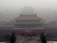 Hustý smog v Pekingu
