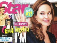 Angelina Jolie je podľa magazínu Star opäť tehotná.