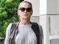 Sharon Stone sa aj tesne pred 55. narodeninami premáva v uliciach so vztýčenými bradavkami.