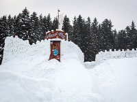 Rekordný snežný hrad nazvali Raj