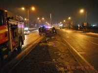 Dopravná nehoda v Žiline