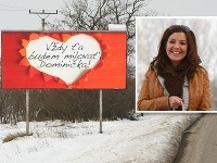 Dominika Lukáčová má dôvod na úsmev - cestu do Markízy lemujú vyznania lásky na jej adresu. 