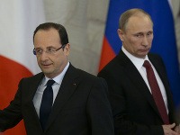 Francois Hollande a Vladimir Putin Francois Hollande a Vladimir Putin