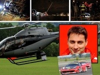 Havarovaný vrtuľník pilotoval známy slovenský pretekár Daniš