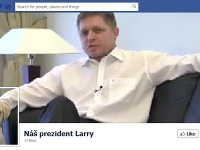 Facebook - Ficov pes Larry kandiduje na prezidenta