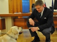 Robert Fico a jeho pes Larry