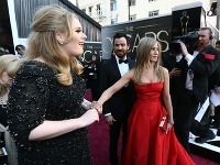 Adele, Justin Theroux a Jennifer Aniston