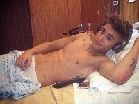 Justin Bieber v nemocnici