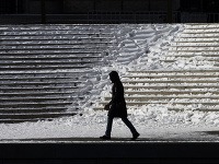 Európu opäť postihlo sneženie