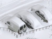 Metropolu Kyjev ochromila snehová fujavica