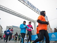 ČSOB Bratislava Marathon 2013 počas behu bratislavskými ulicami.