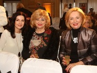 Beáta Dubasová, Nora Beňačková a Ada Straková patria k stálym návštevníčkam podujatia venovaného ženám. 