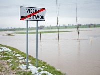 Povodňová situácia v obci Vieska nad Žitavou