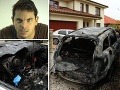 FOTO Danglovi podpálila auto FOTO Danglovi podpálila auto
