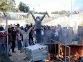 Na ostrove Lesbos protestovali migranti: Už majú dosť zlých podmienok v preplnenom tábore