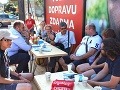 Špehoval u Freša? Ftáčnik sa objavil v županovom volebnom stánku