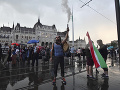 Veľký protest učiteľov v Budapešti: Zlá situácia v školstve, odovzdali aj petíciu