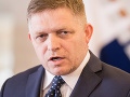 Robert Fico počas tlačovej Robert Fico počas tlačovej