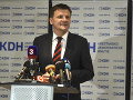 KDH v druhom kole volieb nikoho nepodporí: Rozhodnutie necháva na svojich voličoch