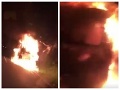 Dramatický koniec výletu do Chorvátska: VIDEO Na českej diaľnici začal horieť autobus so 44 deťmi