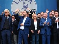 Kollár na oslavách aliancie európskych nacionalistických strán: FOTO Som rád, že tu som