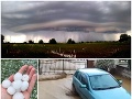 Európu sužujú búrky: VIDEO Jeden z našich okresov bojuje so záplavami, zlá správa od meteorológov