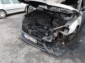 FOTO Oheň poškodil dve autá: Škody sú obrovské, polícia nevylúčila cudzie zavinenie