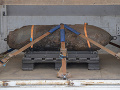 Zneškodnená 500-kilogramová letecká bomba Zneškodnená 500-kilogramová letecká bomba