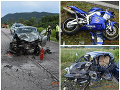 Na slovenských cestách kosí smrť: FOTO tragickej nehody motorkára Mareka (†32), čelná zrážka pri Revúcej