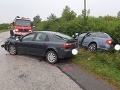 FOTO Pri nehode v okrese Michalovce sa zranilo šesť ľudí, medzi nimi aj deti