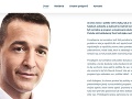 Webová stránka novej strany Tomáša Druckera