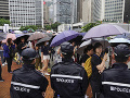 FOTO Napätie v Hongkongu FOTO Napätie v Hongkongu