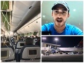 Let ako z hororu! VIDEO Prudké klesanie v priebehu pár minút, cestujúci sa lúčili s príbuznými