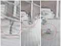 Zamrazí vás! VIDEO Muž letel vzduchom po tom, čo ho na priechode v Banskej Bystrici zrazila dievčina