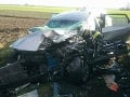 PRÁVE TERAZ Hrozivá nehoda pri Galante: FOTO Cisterna sa zrazila s autom, zasahuje aj vrtuľník