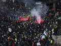 Protesty v Paríži Protesty v Paríži