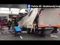 Hrôza v Bratislave! VIDEO Do čerpacej stanice vpálil nákladiak