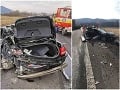 PRÁVE TERAZ Desivá nehoda na R1: FOTO Kamión zdemoloval auto, vodička sa druhýkrát narodila!