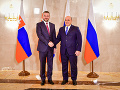 Peter Pellegrini počas stretnutia Peter Pellegrini počas stretnutia