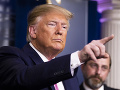 Donald Trump na tlačovej Donald Trump na tlačovej