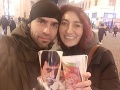 Simona Babčáková s priateľom Simona Babčáková s priateľom