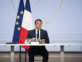 Francúzsky prezident Emmanuel Macron Francúzsky prezident Emmanuel Macron