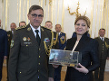 FOTO Prezidentka prijala odchádzajúceho generálmajora: Založila tak novú tradíciu