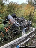 FOTO Nehoda pri Strečne: Kamionistovi namerali takmer dve promile alkoholu