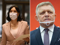 KORONAVÍRUS Fico sa v diskusii stretol s Remišovou: Vláde vraj nechcú robiť zle, ak ide o pandémiu